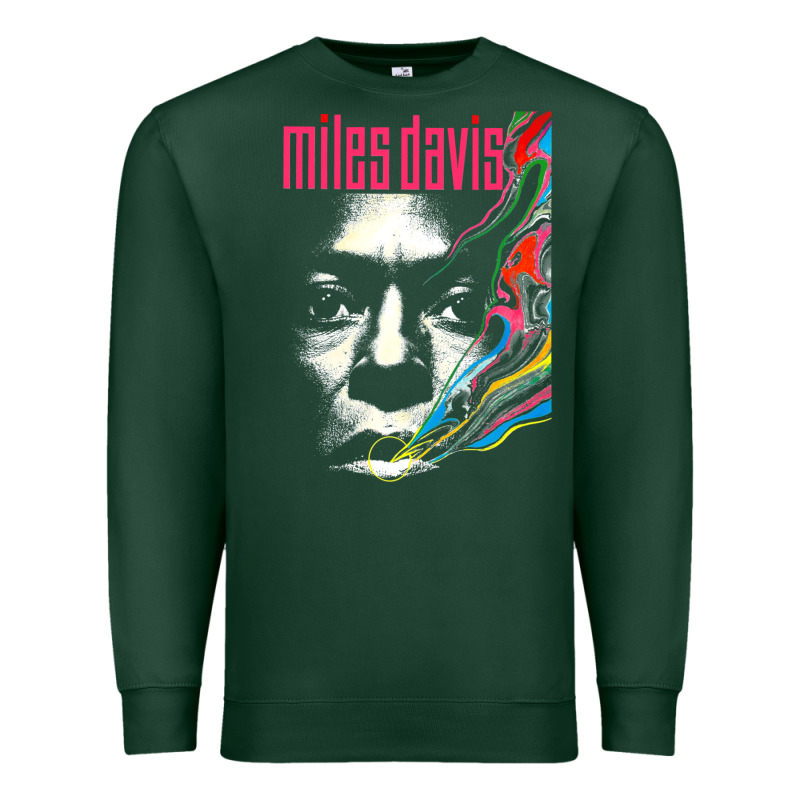 Miles Vintage Davis Concert Retro Premium Sweatshirt by lanVoArt | Teevron