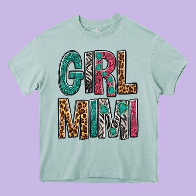 Girl Mimi Heavy Core Tee Designed By Bundleandbundleshop