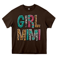 Chocolate Brown Girl Mimi Heavy Core Tee - BundleAndBundleShop