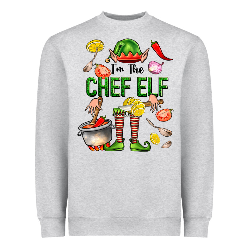 Im The Chef Elf Heavyweight Sweatshirt by FaDigitalArtStudio | Teevron