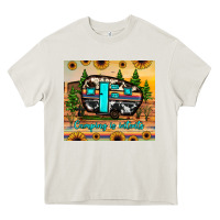 Cream camping is intents Heavy Core Tee - JahusDesignShop