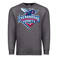 Charcoal Heather Shenandoah University Hornets Premium Sweatshirt - lanVoArt