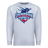 Heather Grey Shenandoah University Hornets Premium Sweatshirt - lanVoArt
