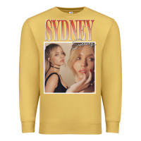 Antique Gold sydney sweeney Premium Sweatshirt - lanVoArt