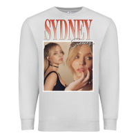 Dove Grey sydney sweeney Premium Sweatshirt - lanVoArt