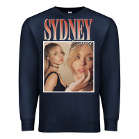 Navy sydney sweeney Premium Sweatshirt - lanVoArt