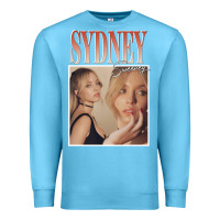 Ocean Blue sydney sweeney Premium Sweatshirt - lanVoArt