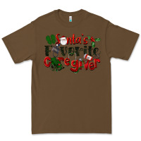 Cacao Santa's Favorite Caregiver Christmas Premium Tee - LillyAllenDesigns