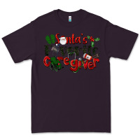 Plum Santa's Favorite Caregiver Christmas Premium Tee - LillyAllenDesigns