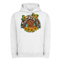 Pigment Lunar Rock scottish calf sunflowers rainbow Urban Hoodie - BarkalooDesign