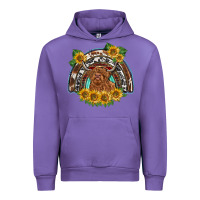 Tulip scottish calf sunflowers rainbow Urban Hoodie - BarkalooDesign