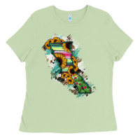 Matcha Baja California State Of Mexico Map Ladies Tee - RanaPortraitStore