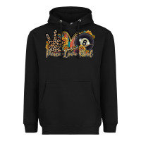 Black peace love pool Heavyweight Hoodie - RacoonDesign
