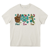 Peace Love Cross Heavy Core Tee | Teevron
