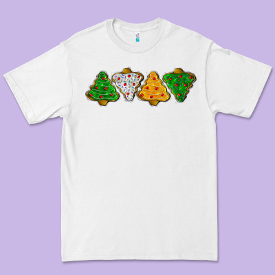 Christmas Tree Cookies Premium Tee Designed By Lillyallendesigns