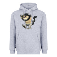 Heather Grey where the wild things are carol Heavyweight Hoodie - lanVoArt