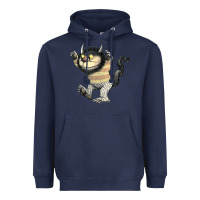 Navy where the wild things are carol Heavyweight Hoodie - lanVoArt
