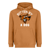 Meerkat bitten by a dog angry dog bite funny gift Heavyweight Hoodie - lanVoArt