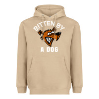 Mushroom bitten by a dog angry dog bite funny gift Heavyweight Hoodie - lanVoArt