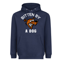 Navy bitten by a dog angry dog bite funny gift Heavyweight Hoodie - lanVoArt
