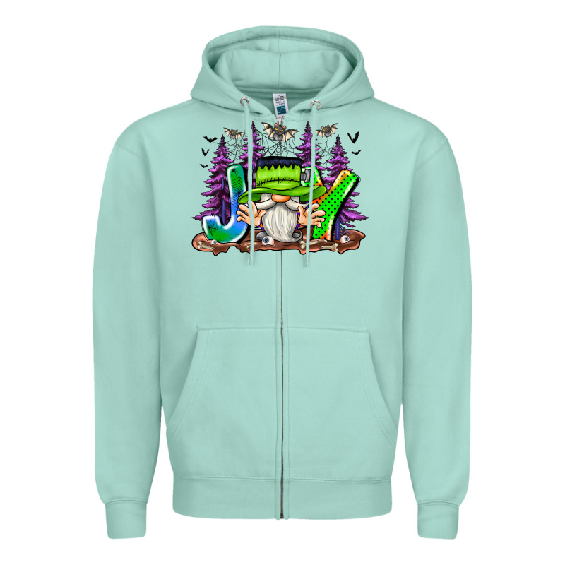 Joy Halloween Gnome Zipper Hoodie by CowhideDigitalArt | Teevron