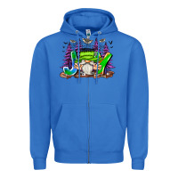 True Royal Joy Halloween Gnome Zipper Hoodie - CowhideDigitalArt