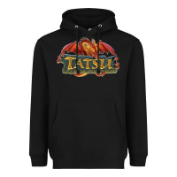 Black tatsu six flags magic mountain Heavyweight Hoodie - lanVoArt