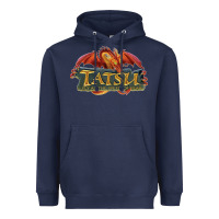 Navy tatsu six flags magic mountain Heavyweight Hoodie - lanVoArt