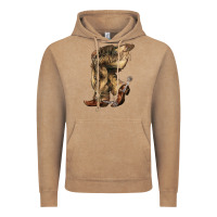 Vintage Coffee Cowboy boots western Vintage Hoodie - HowdyJamesFarm