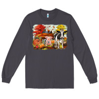 Smoke fall farm animals Long Sleeve Tee - CowGirlArtShop