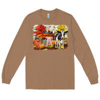 Toasted Coconut fall farm animals Long Sleeve Tee - CowGirlArtShop