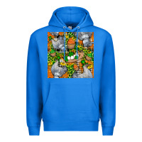 True Royal St. Patricks Chicken With Cupcake Leopard Premium Hoodie - FaDigitalArtStudio