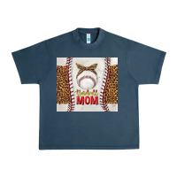 Midnight Navy baseball mom with leopard tumbler tbs Urban Heavy Tee - TumblerDesignByShophia