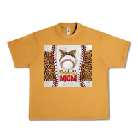 Peanut Butter baseball mom with leopard tumbler tbs Urban Heavy Tee - TumblerDesignByShophia