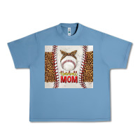 Pebble Blue baseball mom with leopard tumbler tbs Urban Heavy Tee - TumblerDesignByShophia