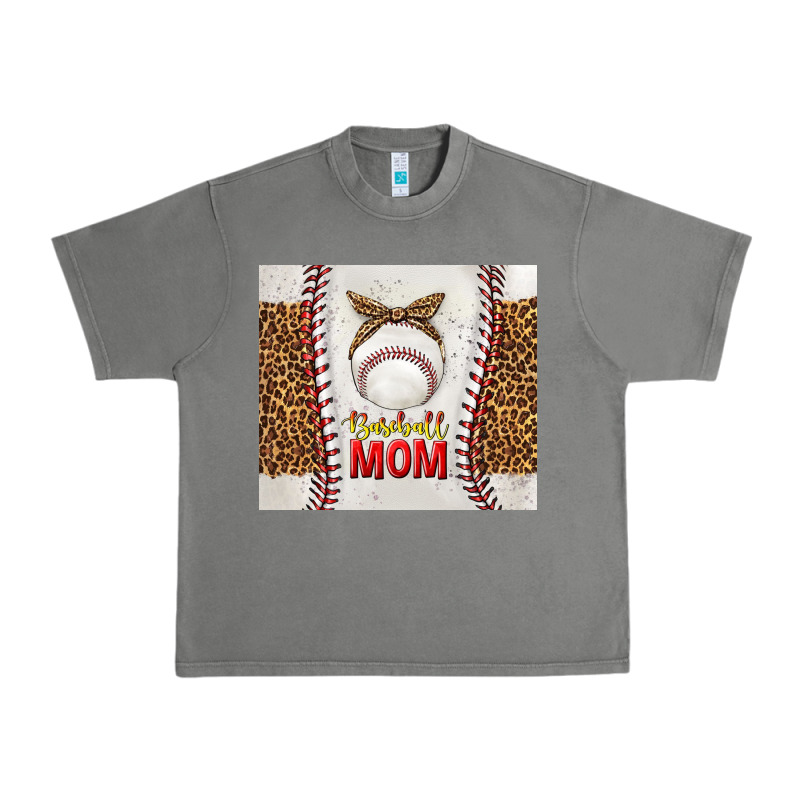 Baseball Mom With Leopard Tumbler Tbs Urban Heavy Tee by TumblerDesignByShophia | Teevron