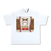 White baseball mom with leopard tumbler tbs Urban Heavy Tee - TumblerDesignByShophia