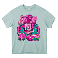 Arona Breast Cancer Gnomies Truck Heavy Core Tee - BundleAndBundleShop