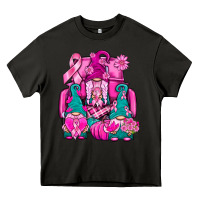 Asphalt Breast Cancer Gnomies Truck Heavy Core Tee - BundleAndBundleShop