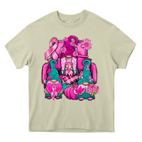 Mossy Breast Cancer Gnomies Truck Heavy Core Tee - BundleAndBundleShop