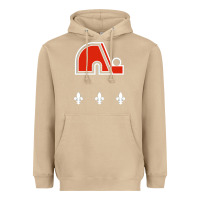 Mushroom vintage quebec hockey   retro nordiques Heavyweight Hoodie - lanVoArt