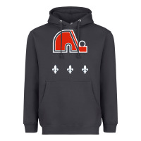 Smoke vintage quebec hockey   retro nordiques Heavyweight Hoodie - lanVoArt