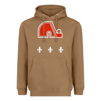 Toasted Coconut vintage quebec hockey   retro nordiques Heavyweight Hoodie - lanVoArt