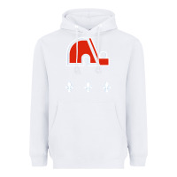 White vintage quebec hockey   retro nordiques Heavyweight Hoodie - lanVoArt