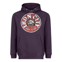 Plum vintage retro iron city(beer) proof Heavyweight Hoodie - lanVoArt