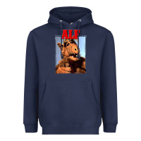 Navy alf vintage classic Heavyweight Hoodie - lanVoArt
