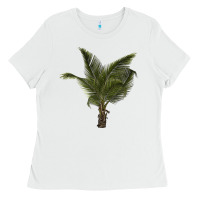 White palm tree Ladies Tee - LillyAllenDesigns