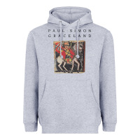 Heather Grey paul simon graceland Heavyweight Hoodie - lanVoArt