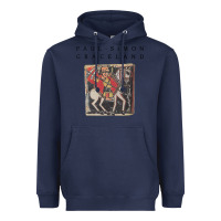 Navy paul simon graceland Heavyweight Hoodie - lanVoArt