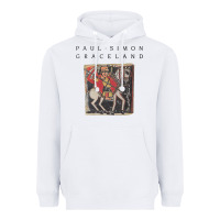 White paul simon graceland Heavyweight Hoodie - lanVoArt